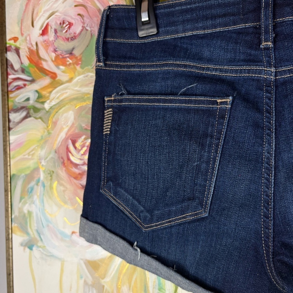 PAIGE Denim Shorts Size 27 – Cuffed Hem – Excellent Condition - Picture 7 of 9